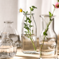 Горячая продажа небольшого калибра прозрачное стекло вазы